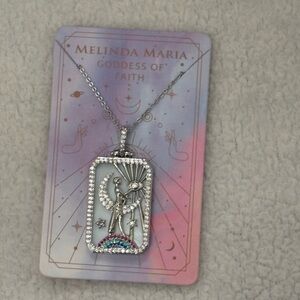 Melinda Maria Goddess of Faith Amulet Necklace